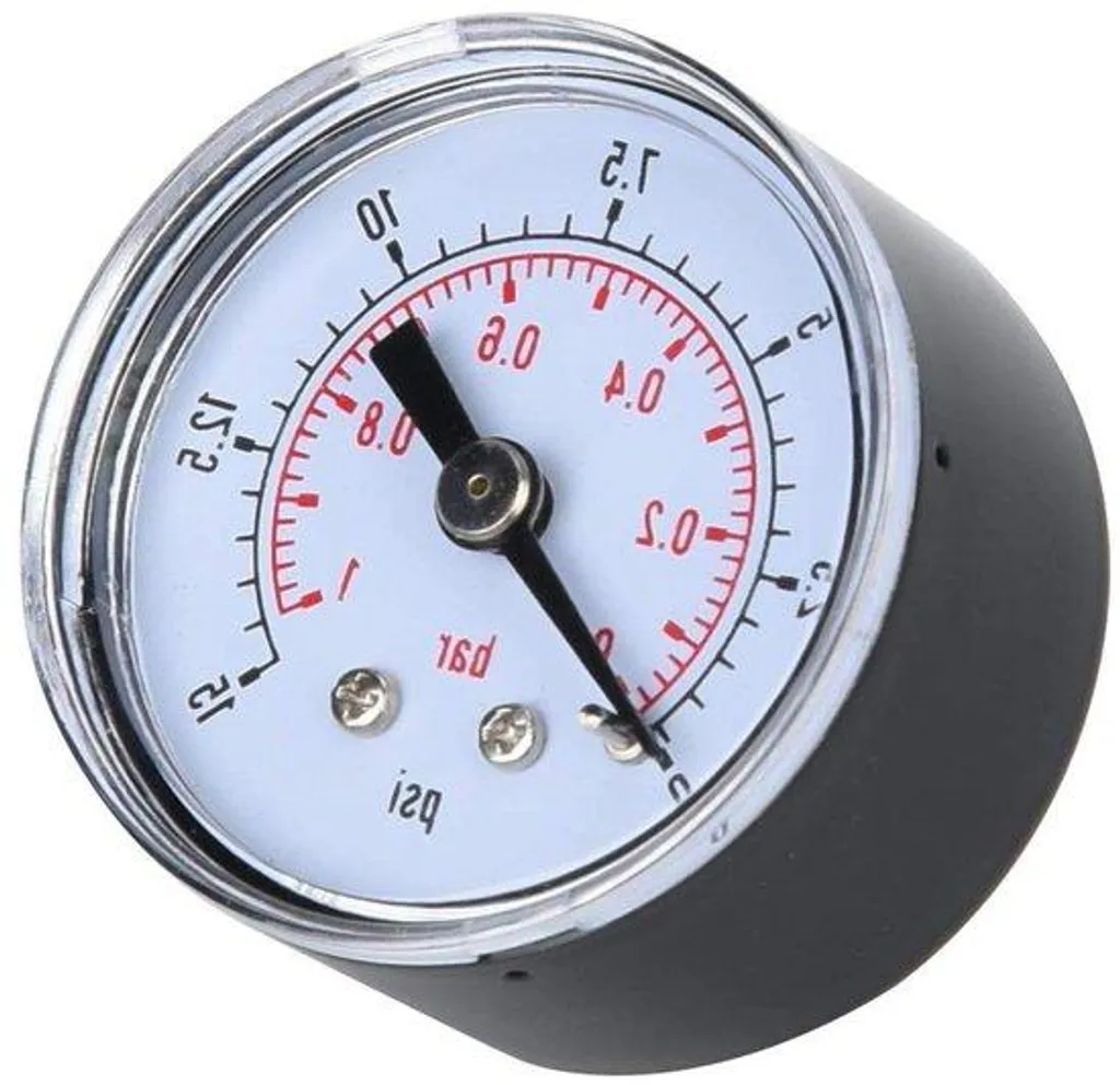 Évitez les surpressions avec ce manomètre 1/8 BSPT précis 0-15 psi