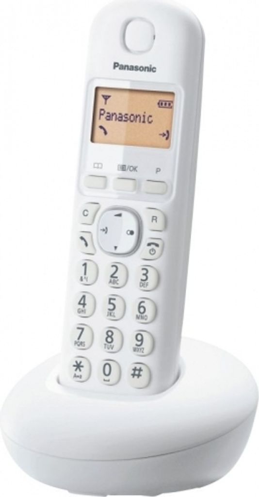 Panasonic KX-TGB210GW Schnurloses Telefon analog inkl. Mobilteil Beleuchtetes Display Weiß NEU &inkl. MWSt. Händler