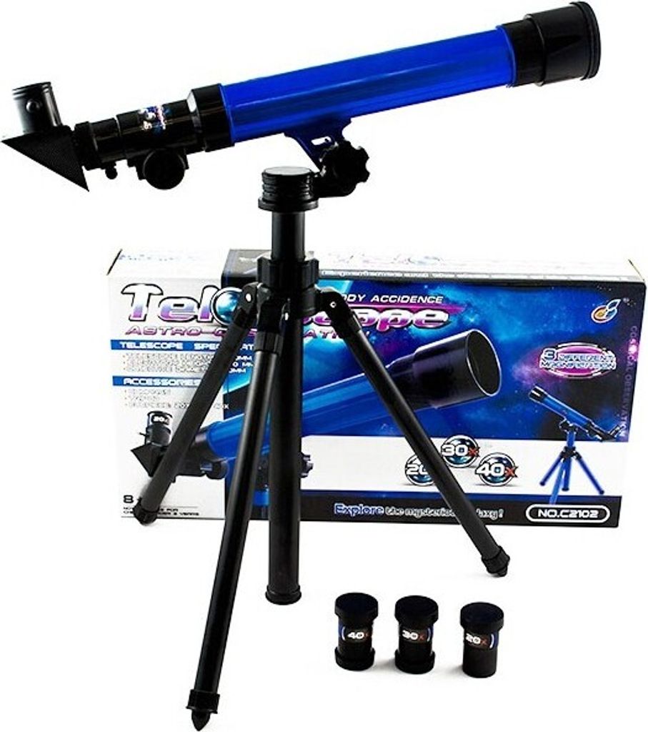 Aga Dětský teleskop 50mm Modrý Obrázek produktu 