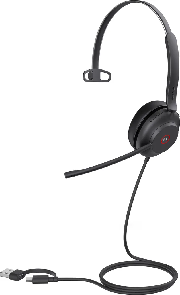 Casque Yealink UH37 Mono Teams USB-C idéal pour le Télétravail et Call