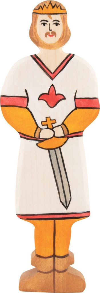 Holztiger Holzprinz Spielfigur - handgefertigt und Produktbild 