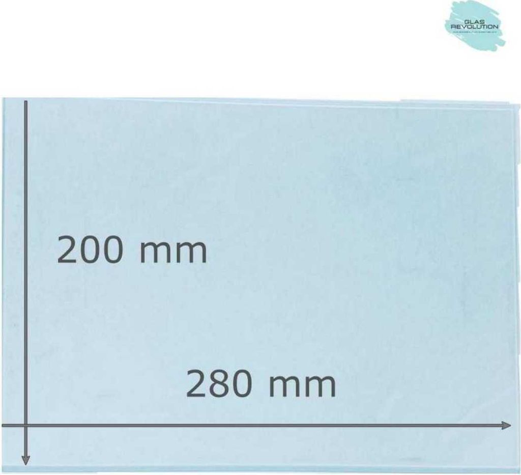 Glasplatte | Glasregal | Glasscheibe - satiniertes Glas - 6 mm Stärke - (183,97 EUR / qm - Mindestbfl. 0,25 qm - Kantenb 5,35 EUR / lfm.) - Viele ...