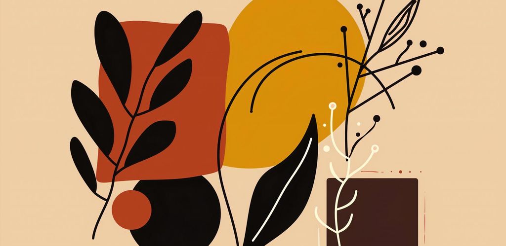 Plakat 91,3x44,5cm Warme Konturen
