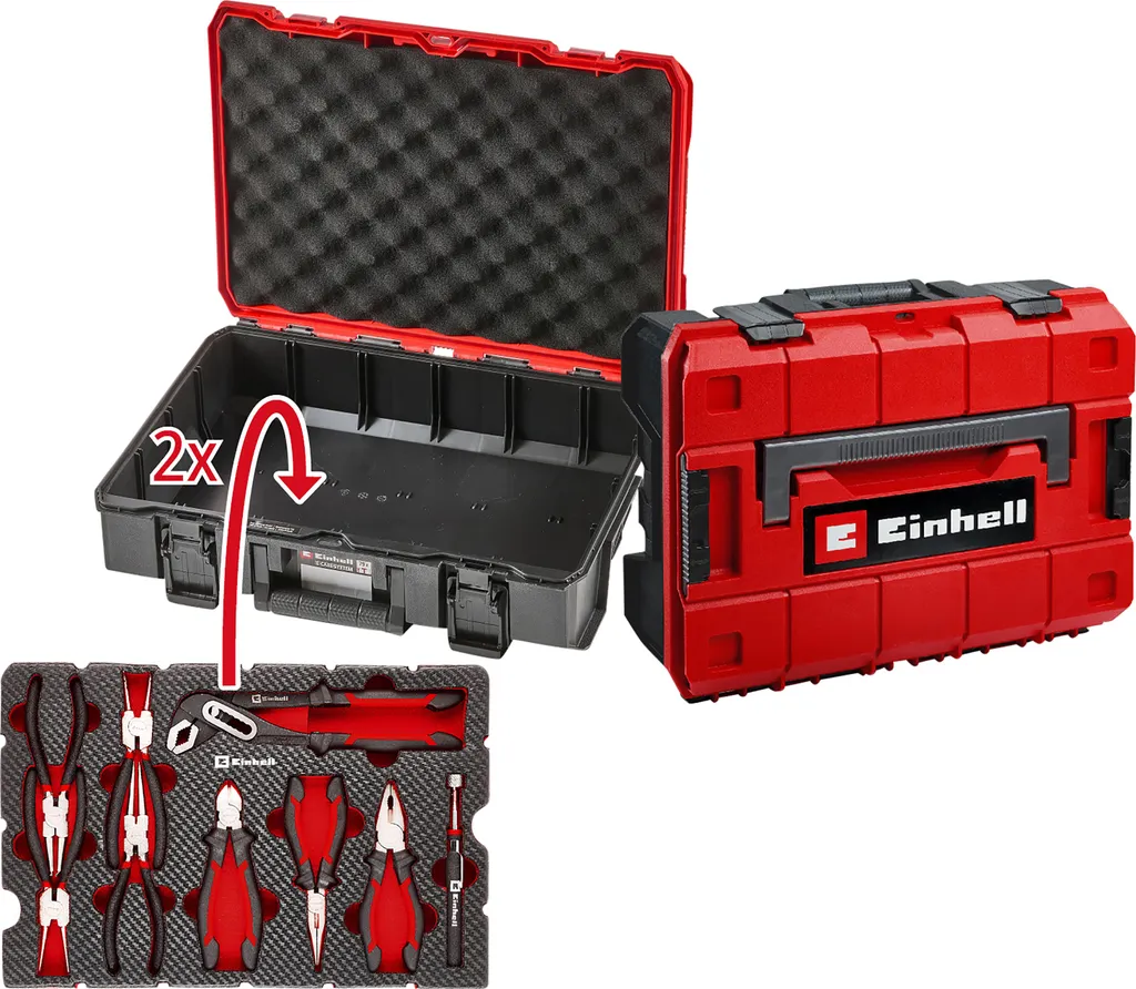 Assortiment de Pinces de Serrage et Coupe Einhell avec E-Case 9 pcs - 2