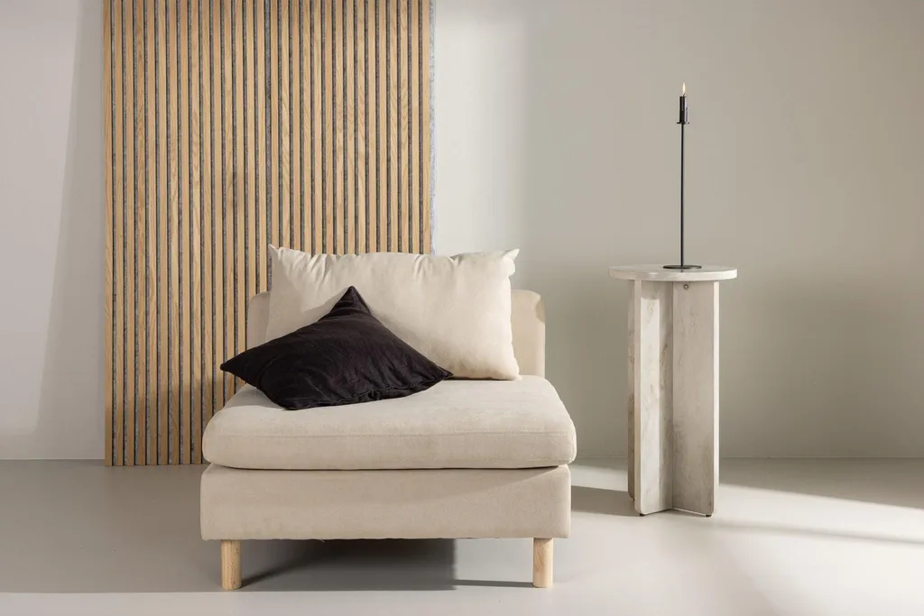 Canapé module centre Zero beige : l'élément pour réparer ou agrandir