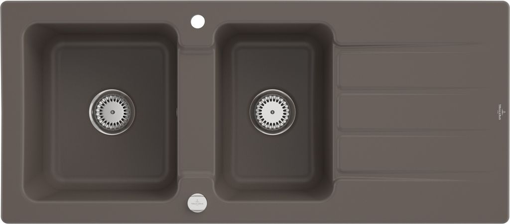 Villeroy & Boch Keramikspüle 338002TR, Architectura 80 Einbauspüle - inkl.