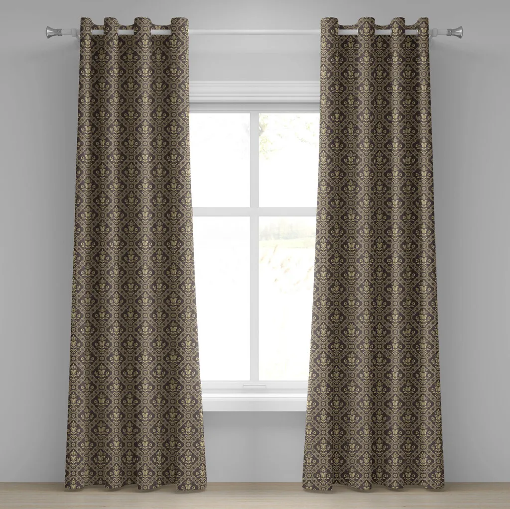 Tenda Damascata Tulip ABAKUHAUS 280x175 - Microfibra Premium