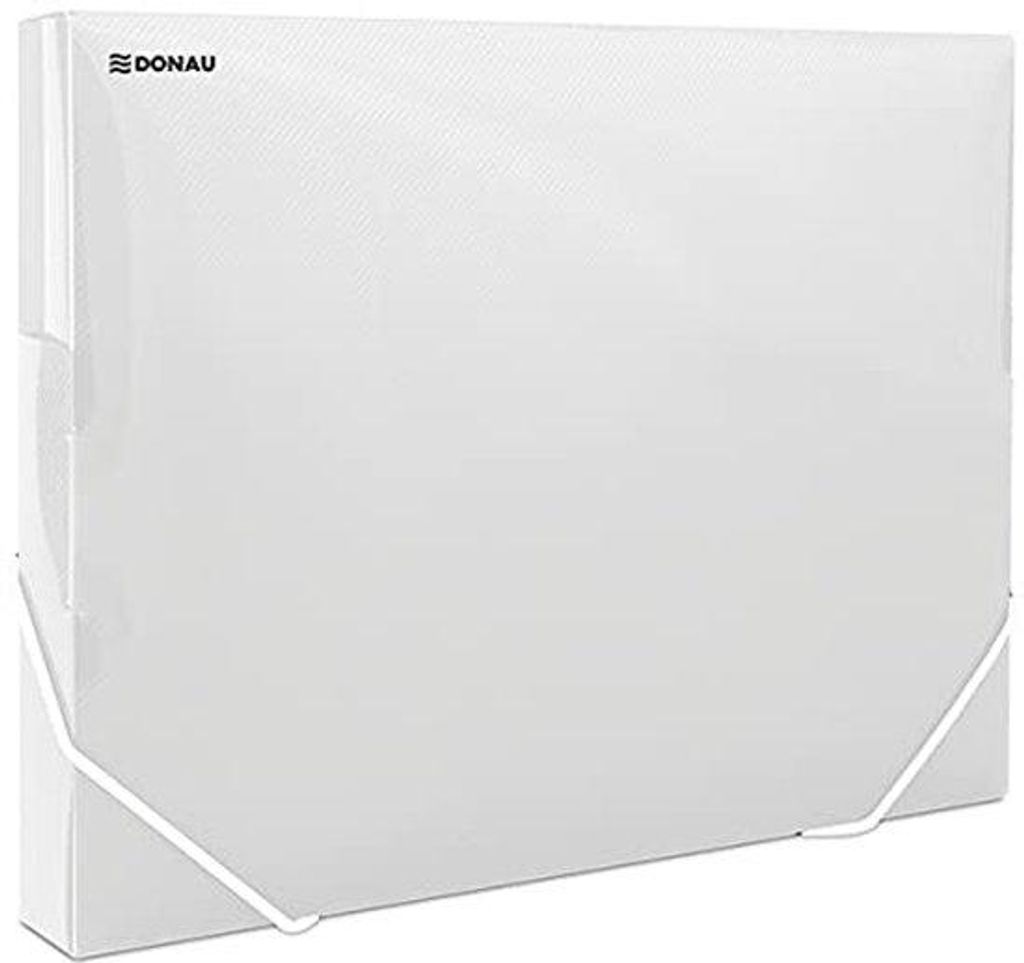 Verzamelbox kunststof/PP, transparant, DIN A4, 30 mm, hoekklemrubbers, inklapbare zijvleugels