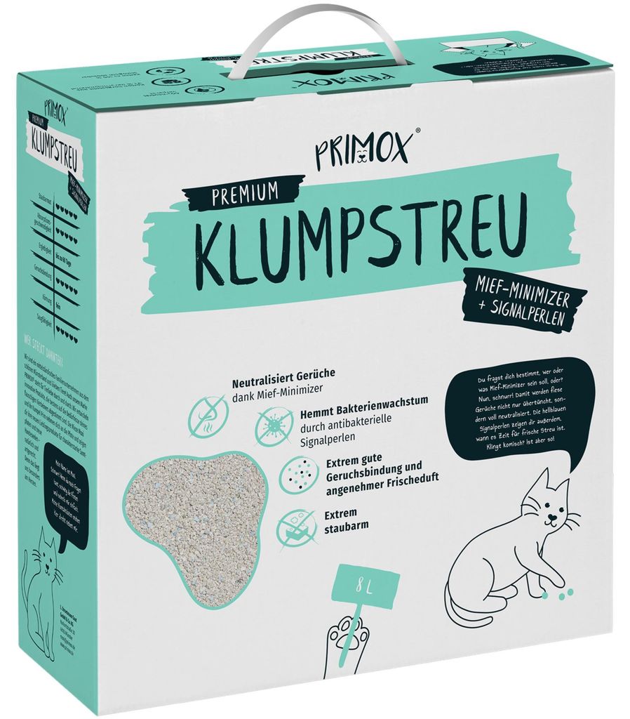 Katzenstreu PRIMOX Mief-Minimizer Signal klumpend, mit Duft Produktbild 