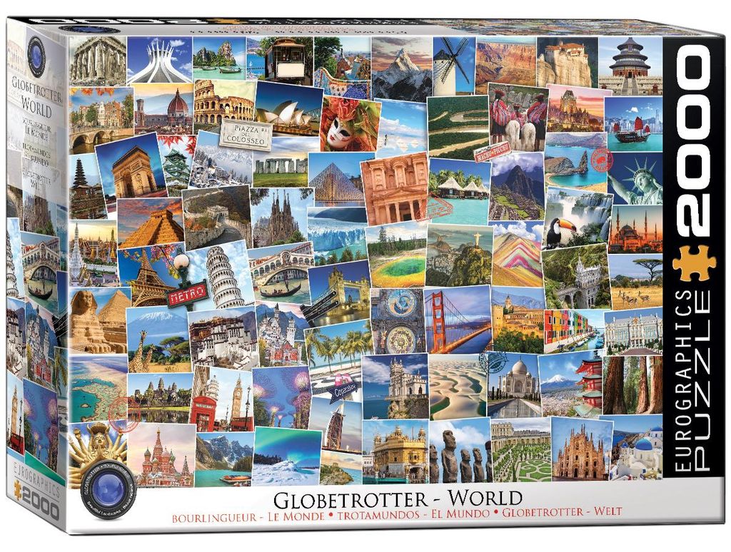 Eurographics Puzzle Sehenswürdigkeiten der Welt, 2000 Immagine del prodotto 