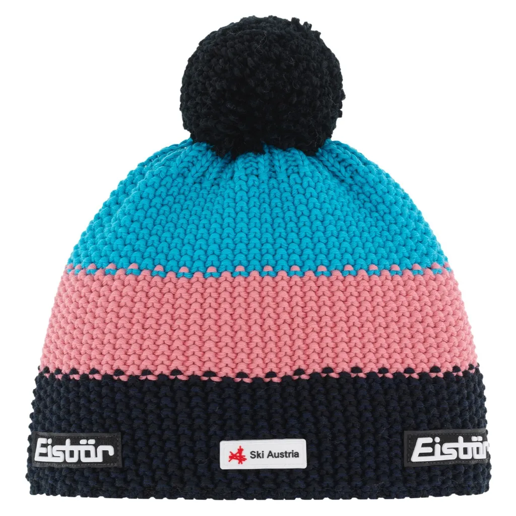Berretto Eisbär Star Pompon MÜ SKA Blu - Fashion Invernale Uomo Donna