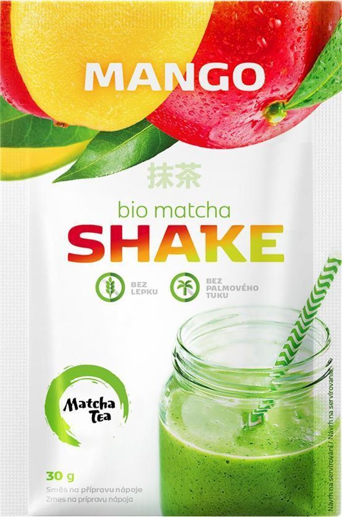 GLUTENFREIER -SHAKE MIT MATCHA UND MANGO 30 g – AMYLON