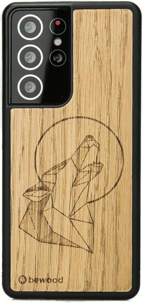 Holzhülle für Samsung Galaxy S21 Ultra WOLF OAK
