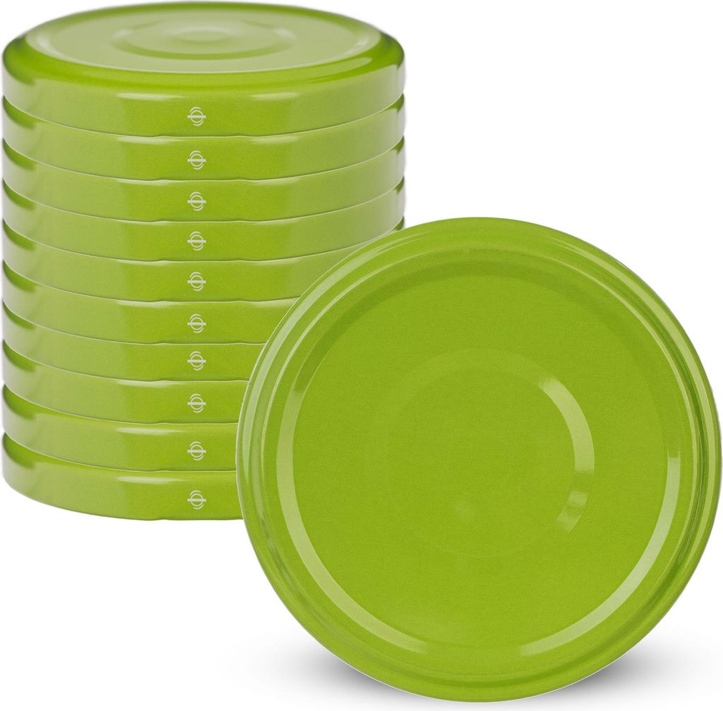 KADAX 10x Deckel für Gläser Fi 66 Deckel für Gläser Deckel Konserven