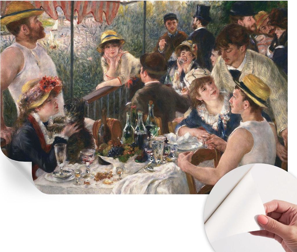 Selbstklebende Wandtapete - Dekorative Tapete für Wohnzimmer - Klebefolie für Wandbilder - Tapetenfolie für Wanddekoration - 104x70 cm - Sommerfest