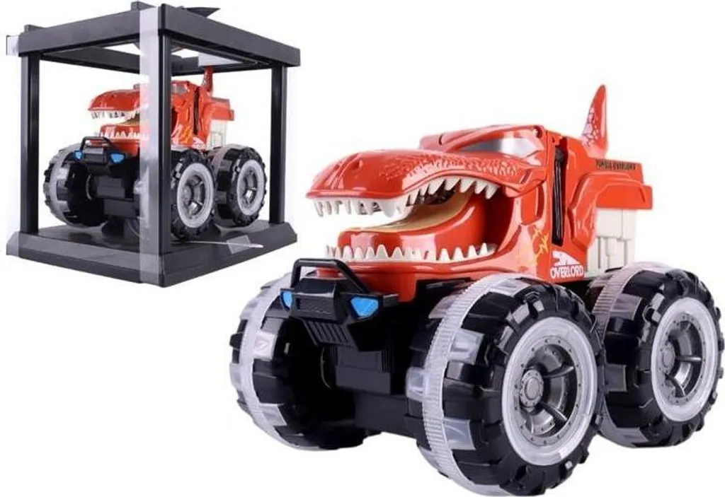 Pro Kids Véhicule en Cage Monstre Orange Camion Interactif pour Enfant