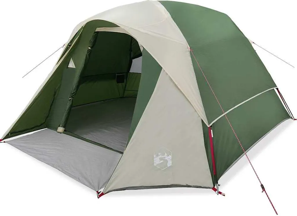 Tenda Camping 4 Posti Verde | Leggera e Impermeabile per Trekking