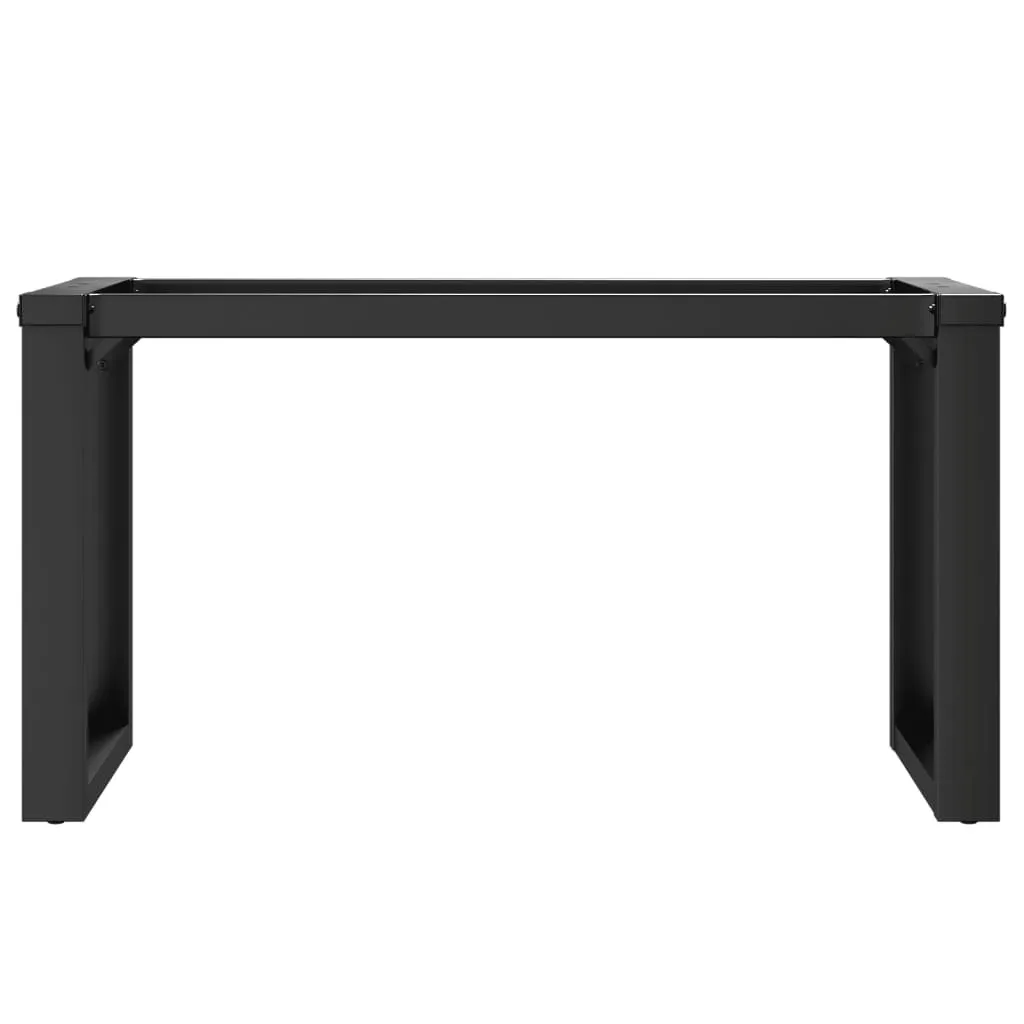 Tavolino gambe O-frame 90x30x43 cm acciaio - 4