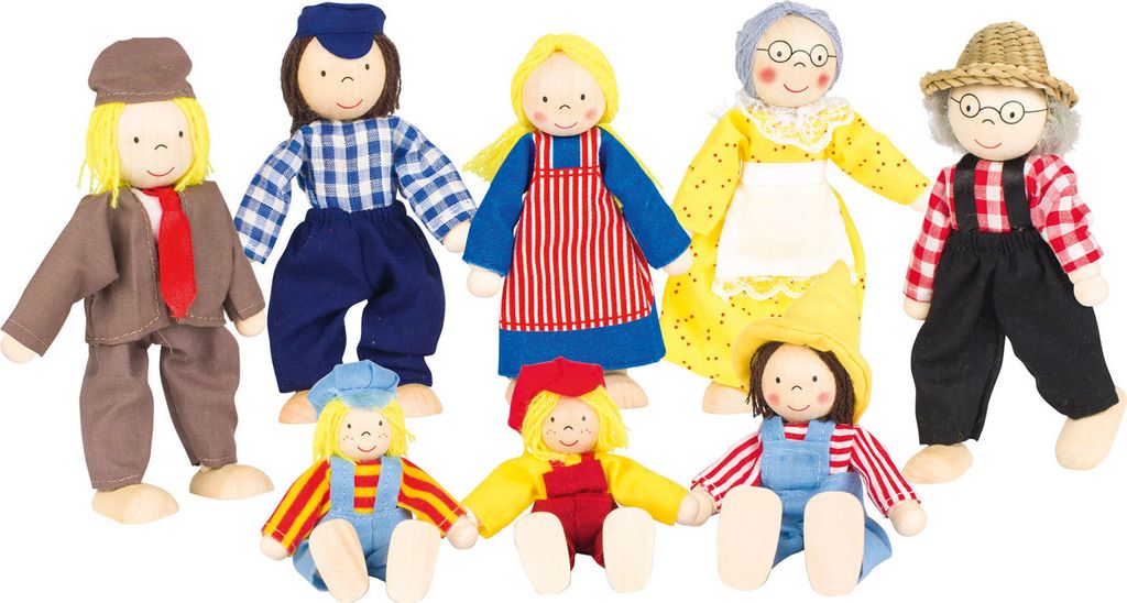 Poupées à plier Famille paysanne II Image du produit 