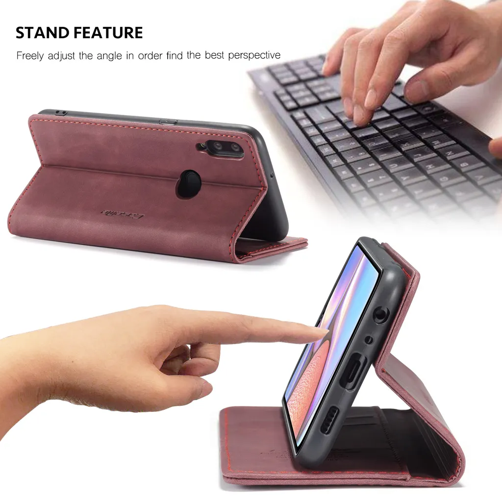 Custodia Protettiva Galaxy A10S: Funzione Stand e Chiusura Magnetica - 4
