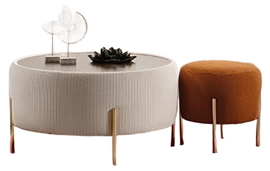 Runder weicher Couchtisch Tischset Möbel für das Wohnzimmer