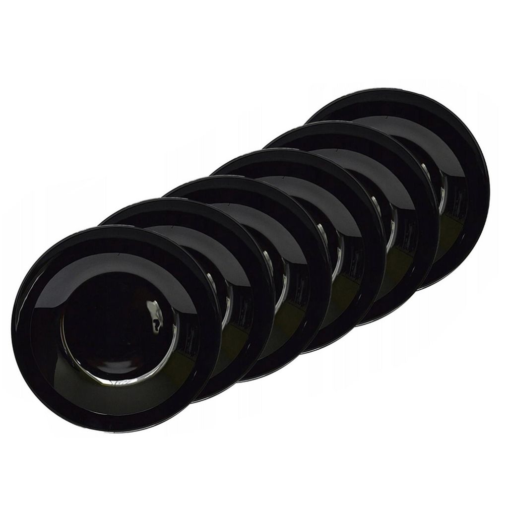 6x Suppenteller 21,5 cm schwarz rund SONIA FESTA ITALIA – Produktbild 
