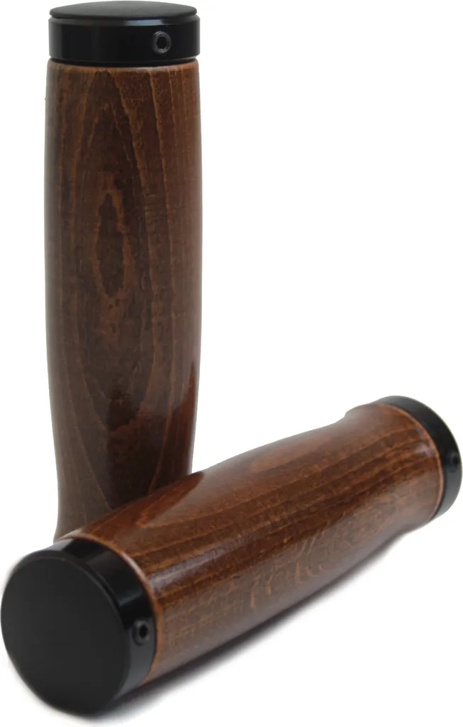 Poignées en bois dur Classic couleur acajou pour meuble de cuisine