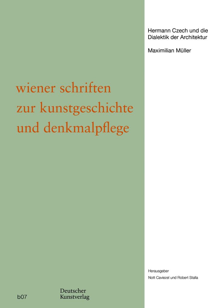 Hermann Czech und die Dialektik der Architektur