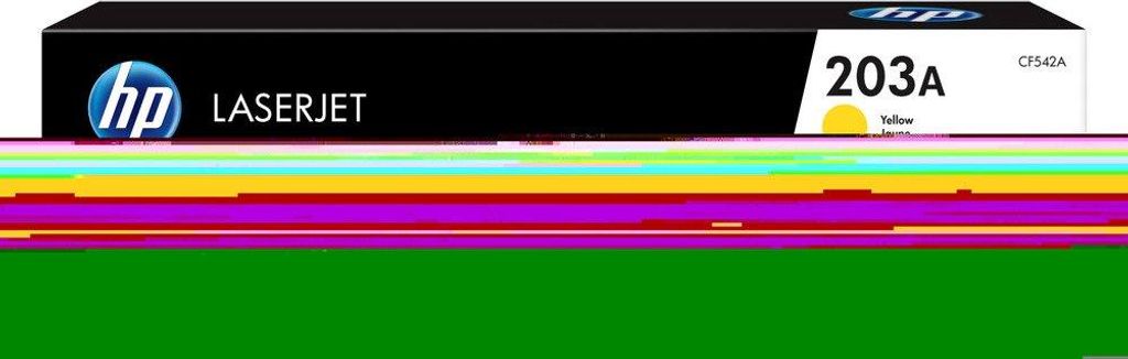 HP Toner 203A Original LaserJet Cart YL Productafbeelding 