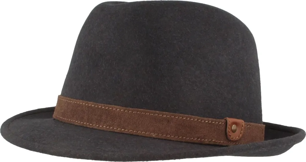 Cappello Trilby Feltro Lana Hut-Breiter - Accessorio Jazz & Urban