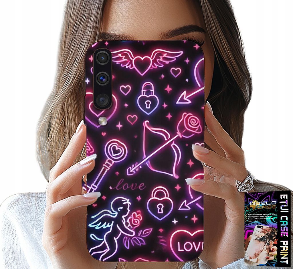 Tasche Für Samsung Galaxy A70 - Valentinstagstasche, Beute, Amor, Herzen