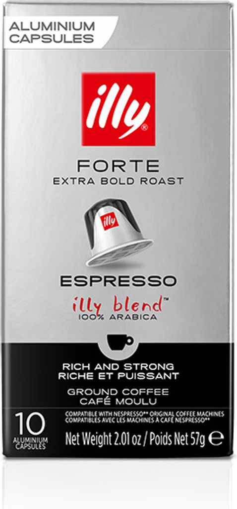 illy Forte Espresso 10 Kapseln für Nespresso