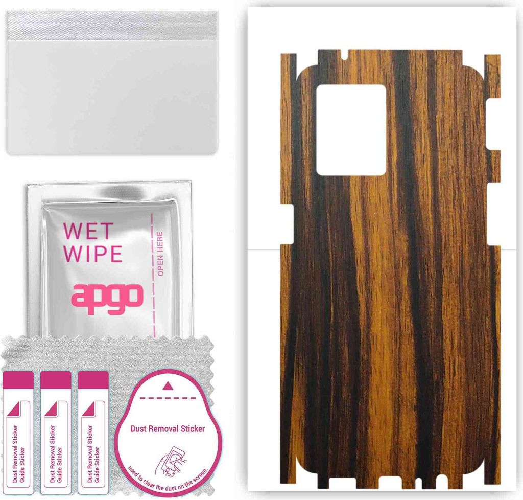 apgo Rückseite + Seiten Schutzfolie, Skin, kompatibel mit Oppo Reno8 4G, Hinten Displayschutzfolie aus Vinylfolie, kratzfest, einfache Montage - T...