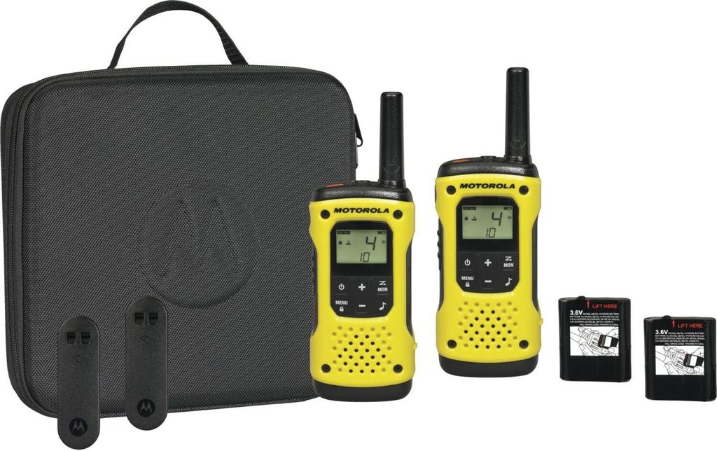 Walkie-Talkie Motorola T92H2O (2 Pcs) Gelb Schwarz Produktbild