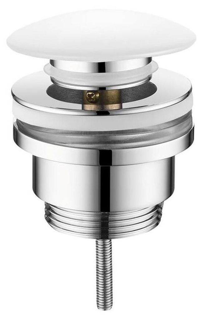 Accessori Sapho - Scarico per lavabo, Click-Clack, bianco Immagine del prodotto 