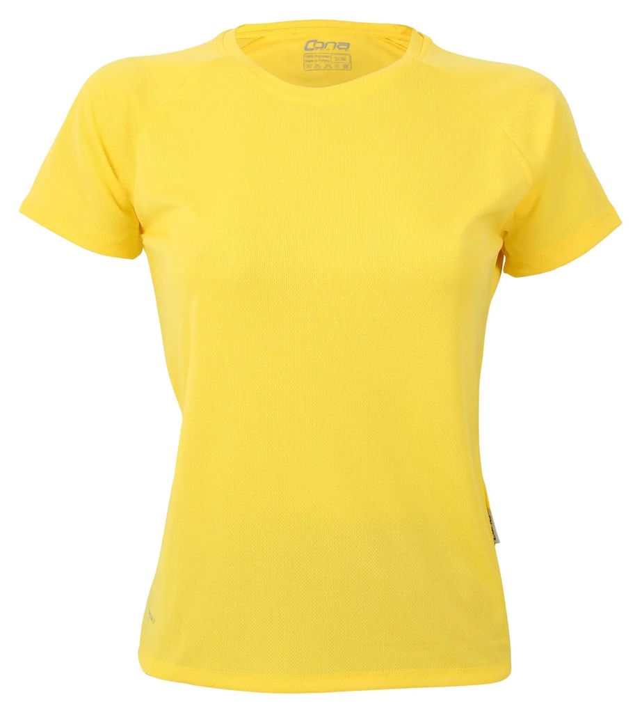 Cona Sports - "Rainbow Tech" T-Shirt für Damen LT3460 (M) (Sonnengelb)