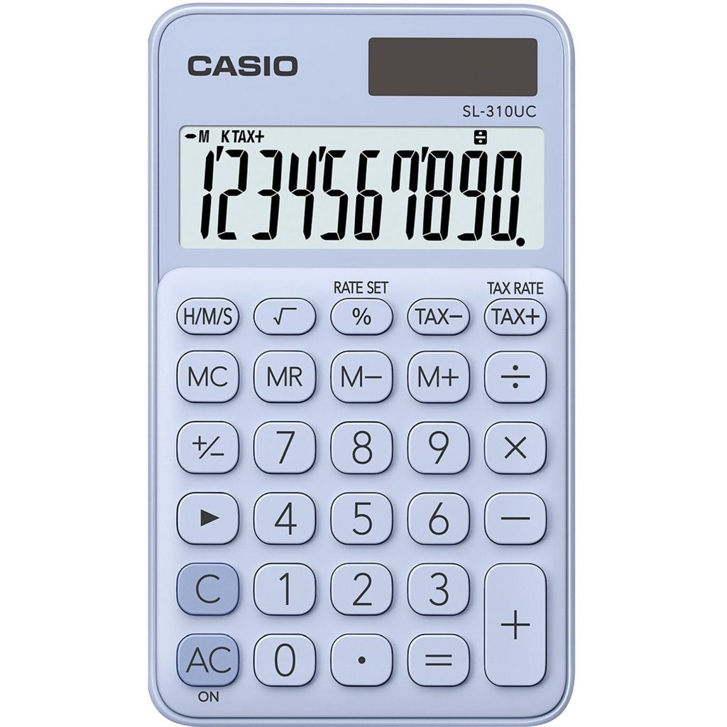 CASIO SL-310UC Taschenrechner hellblau