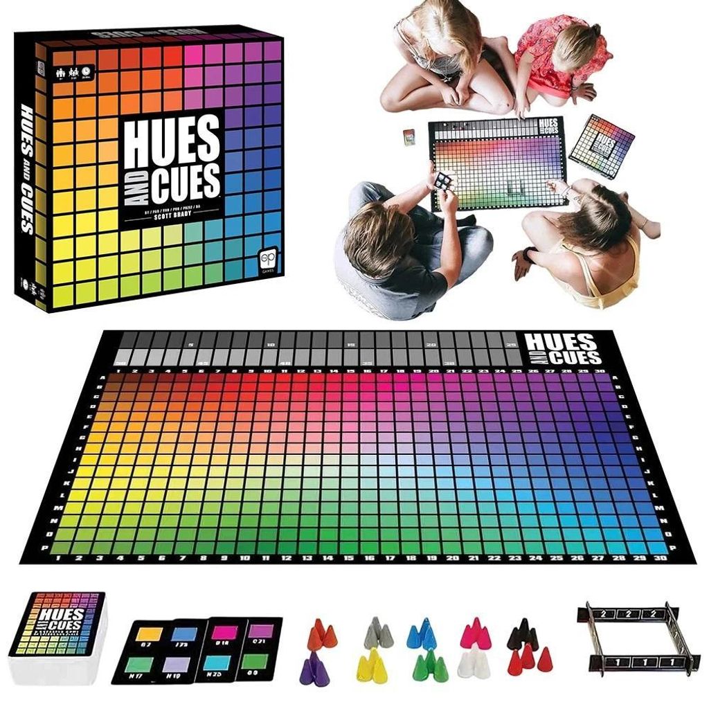Hues and Cues : Jeu de société pour 3 à 10 joueurs, dès 8 Image du produit 
