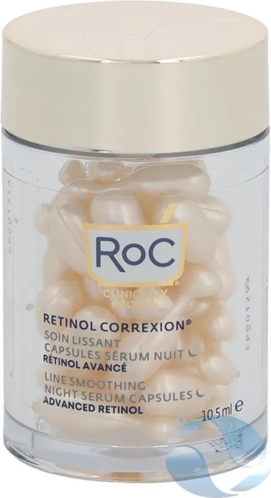 ROC Capsules Rétinol Haute Concentration Soin Nuit Lissant Intense 30 Unités