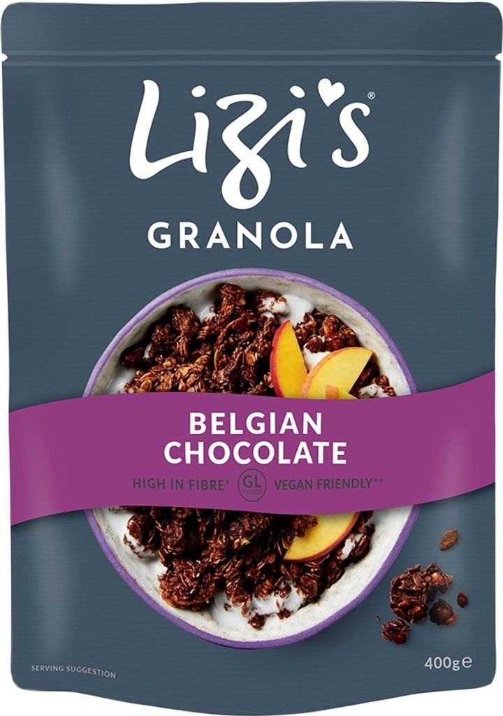 LIZI's Granola, Belgian Chocolate 400g Produktbild 