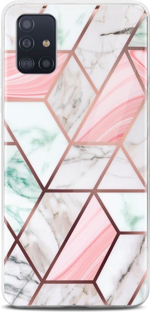 ONEFLOW Sense Case kompatibel mit Samsung Galaxy A51 - Hülle in Marmor Optik, Joy