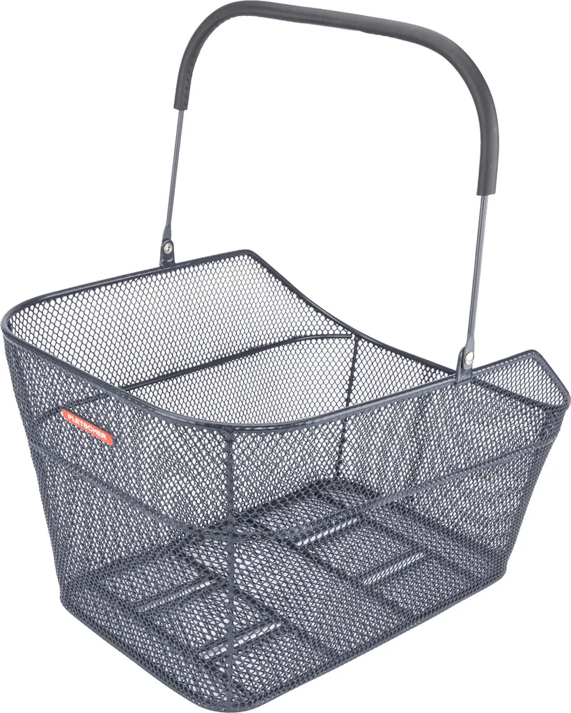 Panier Pletscher Deluxe XXL Mailles Serrées Anthracite avec Fixation Rapide