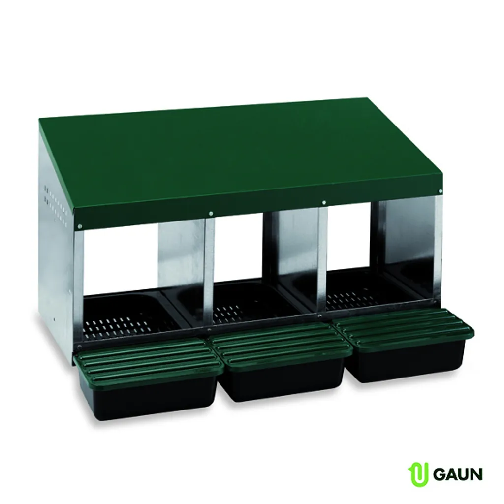 Nido Naturale Gaun 3er | Comfort per Galline e Uova Biologiche Pulite