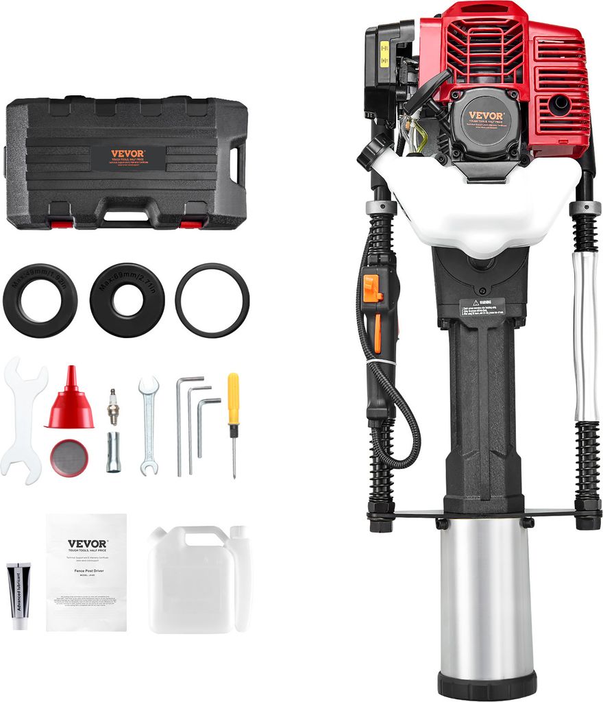 VEVOR 52cc T-policový pohon s benzínovým pohonom, plotový Obrázok produktu 