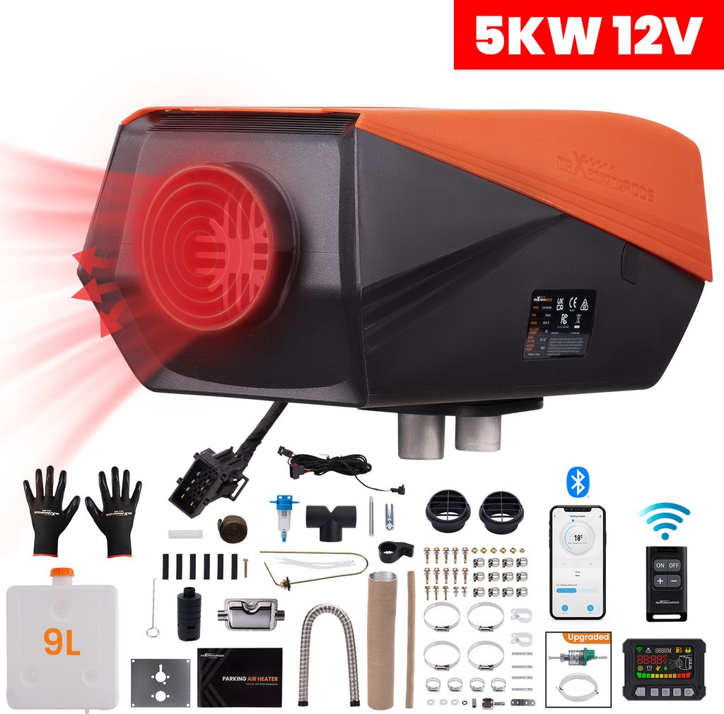 MaXpeedingrods 12V 5KW Diesel Heater Bluetooth LCD pro Obrázek produktu