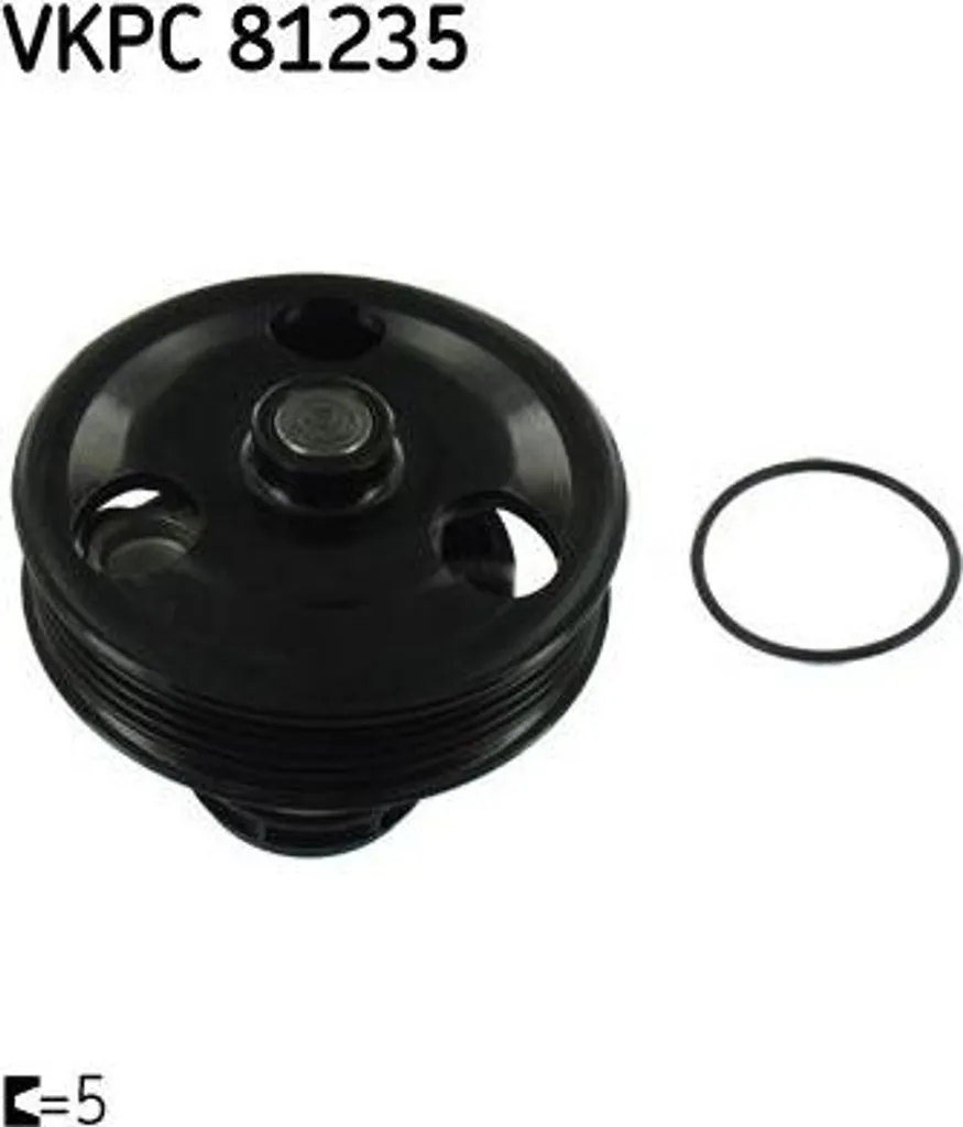 Pompe à eau SKF VKPC 81235 pour Jetta et New Beetle OE 07K121011B