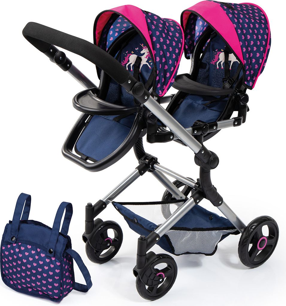 Bayer Design 26254AA Zwillingspuppenwagen Twin Neo mit Produktbild 1