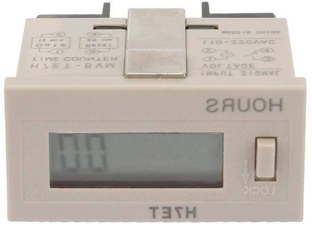 Compteur horaire LCD à 6 chiffres H7ET-BVM avec tension 110-220V