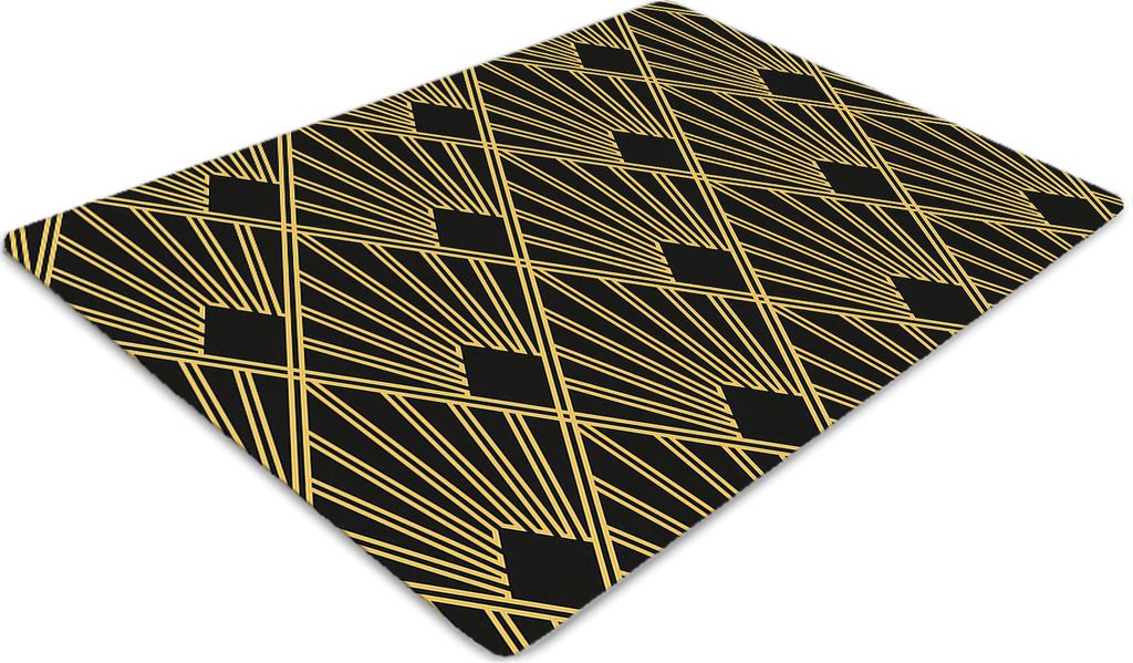 Stuhlunterlage Bürostuhlunterlage 120 cm x 90 cm Bodenmatte Bürostuhlunterlage - Art Deco-Stil