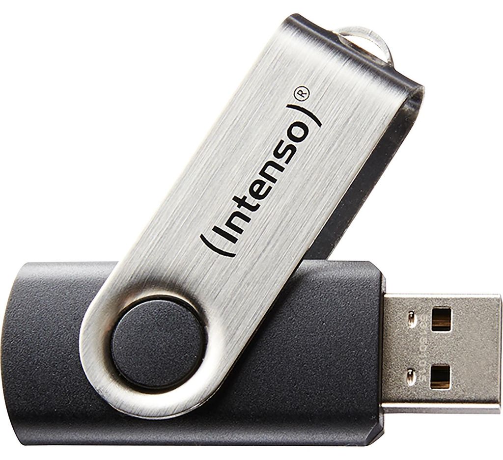 Memory stick Basic Line USB 2.0 nero-argento, capacità 64 Immagine del prodotto 